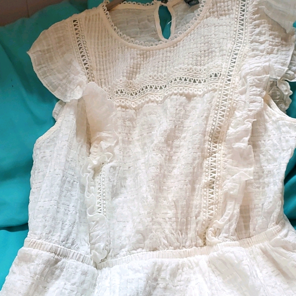 White cotton dress